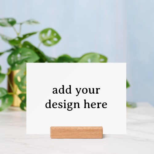 Create Your Own Simple 7" x 5" Portrait Photo Holder