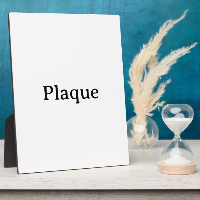 Create Your Own Simple 8''x10'' UV Resistant Easel Plaque (Side)