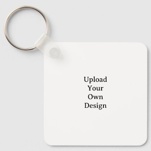 Create Your Own Simple Aluminum Square 2.25”x2.25" Keychain