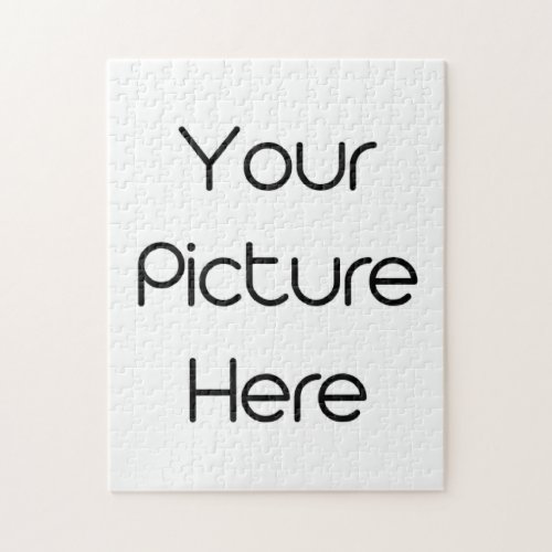 Create Your Own Simple Blank Template Photo Design Jigsaw Puzzle