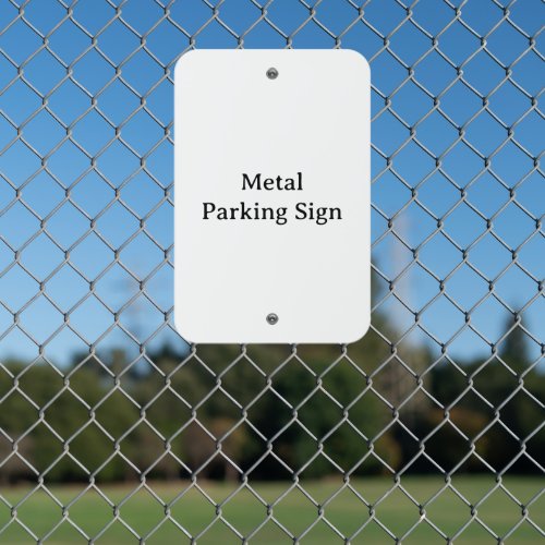 Create Your Own Simple Brand Promotion 12" x 18" Metal Sign