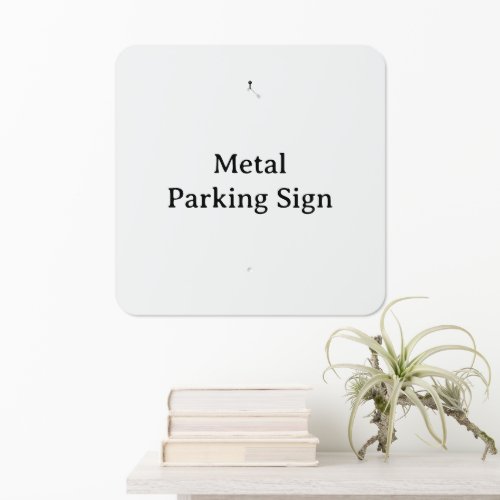 Create Your Own Simple Brand Promotion 18" x 18" Metal Sign