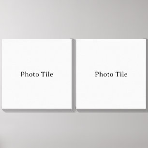 Create Your Own Simple Brand Promotion 20" x 20" Canvas Photo Tile