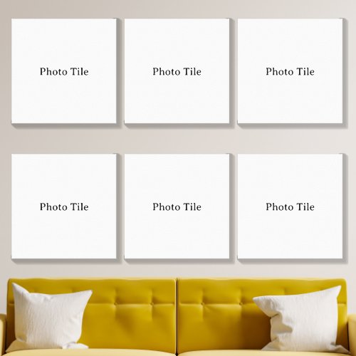 Create Your Own Simple Brand Promotion 20" x 20" Canvas Photo Tile