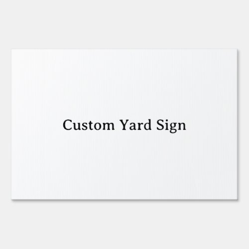 Create Your Own Simple Brand Promotion 24" x 36" Sign