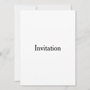 Create Your Own Simple Brand Promotion 5.5" x 7.5" Invitation