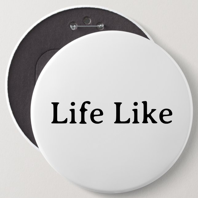 Create Your Own Simple Brand Promotion 6" Button (Front & Back)