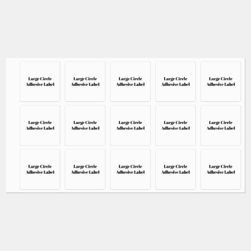 Create Your Own Simple Brand Promotion Adhesive Labels