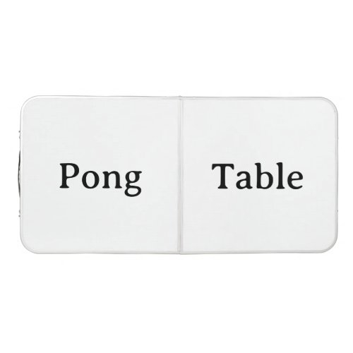 Create Your Own Simple Brand Promotion Beer Pong Table