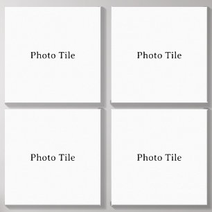 Create Your Own Simple Brand Promotion Canvas Photo Tile