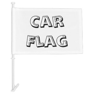 Create Your Own Simple Brand Promotion Car Flag