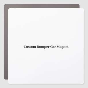 Create Your Own Simple Brand Promotion Car Magnet