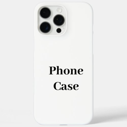 Create Your Own Simple Brand Promotion iPhone 16 Pro Max Case