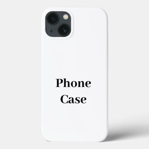 Create Your Own Simple Brand Promotion iPhone 13 Case