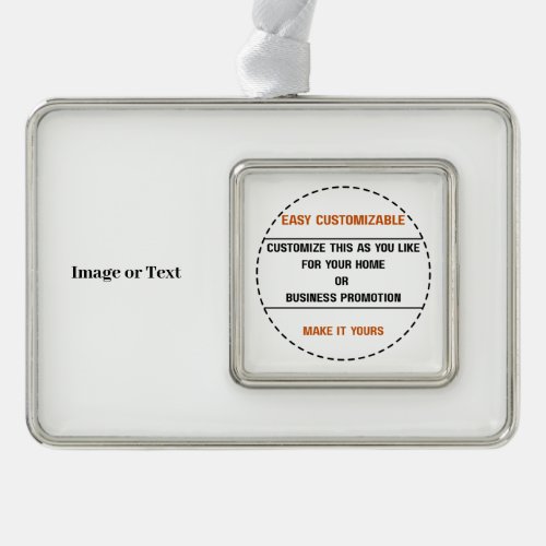 Create Your Own Simple Brand Promotion Christmas Ornament