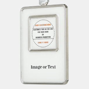 Create Your Own Simple Brand Promotion Christmas Ornament