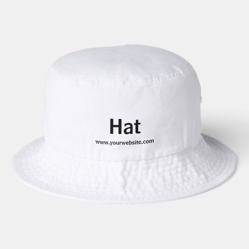 Create Your Own Simple Brand Promotion Classic  Bucket Hat