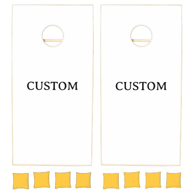 Create Your Own Simple Brand Promotion Cornhole Set (Set)