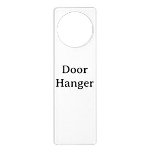 Create Your Own Simple Brand Promotion Door Hanger