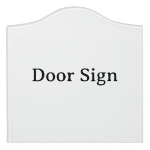 Create Your Own Simple Brand Promotion Door Sign