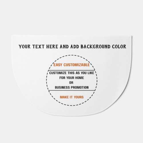 Create Your Own Simple Brand Promotion Doormat