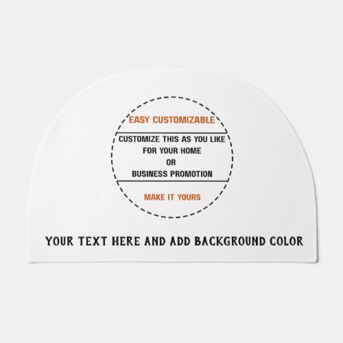 Create Your Own Simple Brand Promotion Doormat