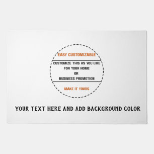 Create Your Own Simple Brand Promotion Doormat