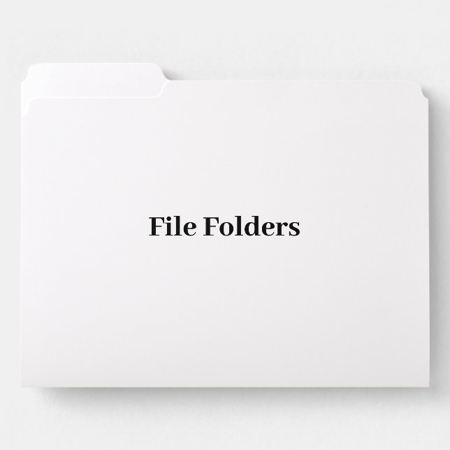 Create Your Own Simple Brand Promotion File Folder (Front Left)
