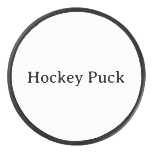 Create Your Own Simple Brand Promotion Hockey Puck