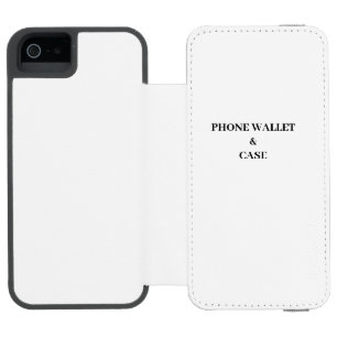 Create Your Own Simple Brand Promotion iPhone SE/5/5s Wallet Case