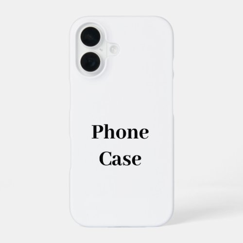 Create Your Own Simple Brand Promotion iPhone 16 Case