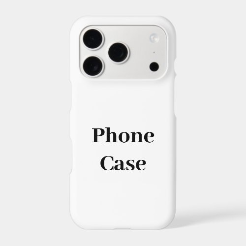 Create Your Own Simple Brand Promotion iPhone 17 Pro Case
