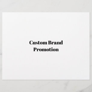 Create Your Own Simple Brand Promotion Letterhead