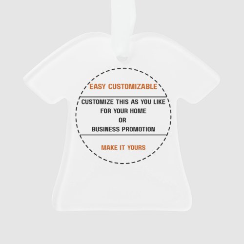 Create Your Own Simple Brand Promotion Ornament