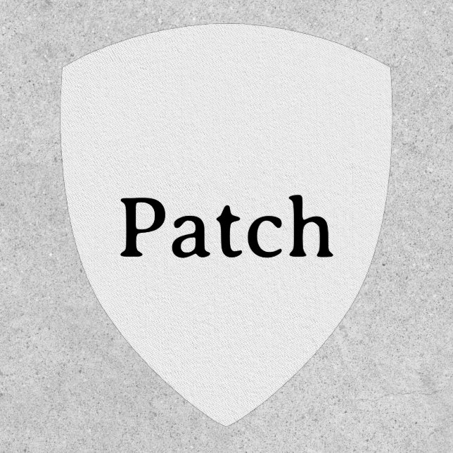 Create Your Own Simple Brand Promotion Patch (Front)