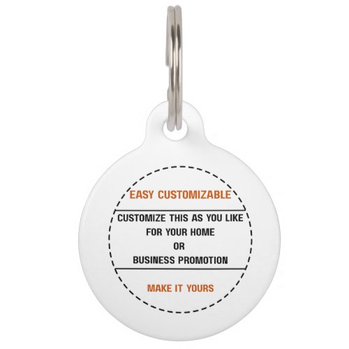 Create Your Own Simple Brand Promotion Pet ID Tag
