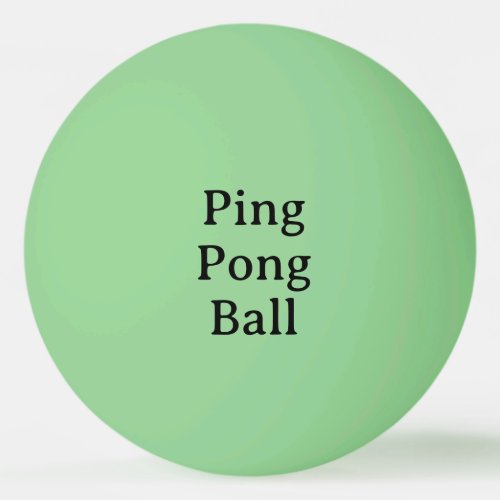 Create Your Own Simple Brand Promotion Ping Pong Ball