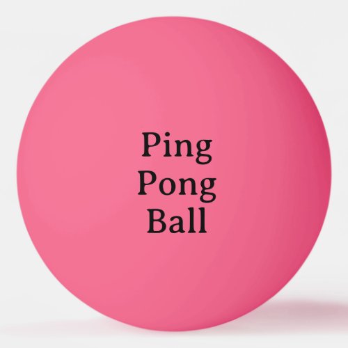 Create Your Own Simple Brand Promotion Ping Pong Ball