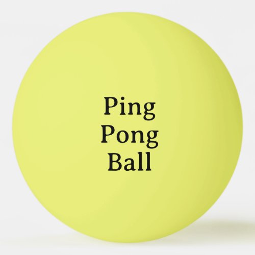 Create Your Own Simple Brand Promotion Ping Pong Ball
