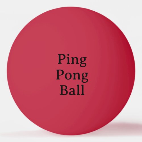 Create Your Own Simple Brand Promotion Ping Pong Ball