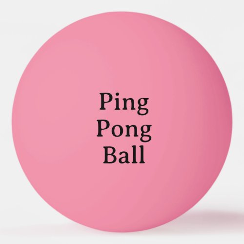 Create Your Own Simple Brand Promotion Ping Pong Ball