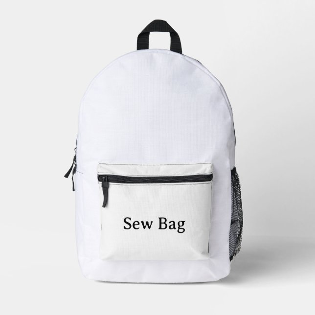Create Your Own Simple Brand Promotion  Printed Backpack (Front)