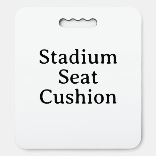 Create Your Own Simple Brand Promotion Seat Cushion