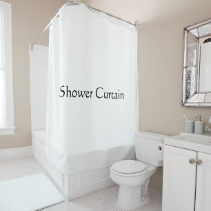 Create Your Own Simple Brand Promotion  Shower Curtain