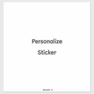 Create Your Own Simple Brand Promotion  Sticker