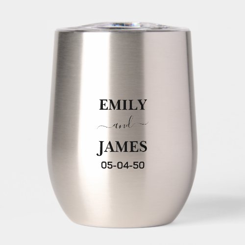 Create Your Own Simple Brand Promotion Thermal Wine Tumbler