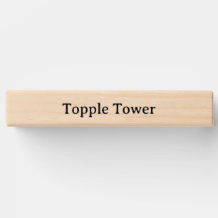 Create Your Own Simple Brand Promotion Topple Tower