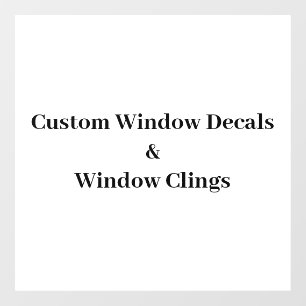 Create Your Own Simple Brand Promotion Window Cling