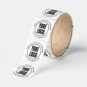 Create Your Own Simple Business Logo Classic Round Sticker