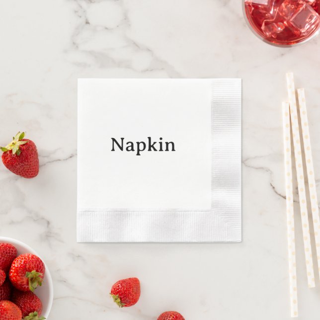 Create Your Own Simple Coined Cocktail Paper Napkins (Insitu)